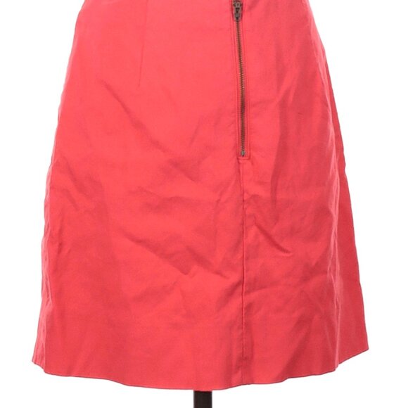 Like New J.Crew Red Skirt w/pockets -Size 2 - Picture 2 of 2
